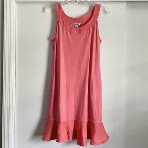 NWOT Tommy Bahama Marina Slub Shift Dress Size XS Pink Sleeveless Mini Dress